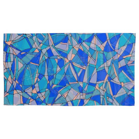 Abstrakte Kreise Kissenbezug (Vorderseite-Links)