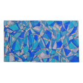 Abstrakte Kreise Kissenbezug (Rückseite-Links)