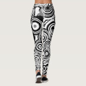abstrakte Kreise Leggings (Rückseite)
