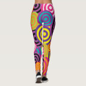 Abstrakte Kreise Leggings (Rückseite)