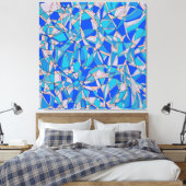 Abstrakte Kreise Leinwanddruck (Insitu (Schlafzimmer))