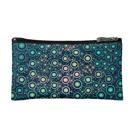 Abstrakte Kreise Makeup-Tasche