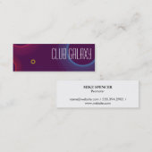 Abstrakte Kreise Mini Visitenkarte (Vorne/Hinten)