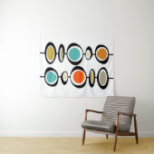 Abstrakte Kreise Mitte des Jahrhunderts Modernes, Wandteppich (Beispiel (Horizontal))