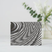 Abstrakte Kreise - Moderne Kunst Postkarte (Stehend Vorderseite)