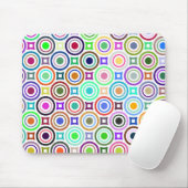 Abstrakte Kreise Mousepad (Mit Mouse)