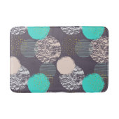 Abstrakte Kreise Muster Badmatten Badematte (Vorderseite)