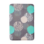 Abstrakte Kreise Muster Badmatten Badematte (Vorderseite Vertikal)