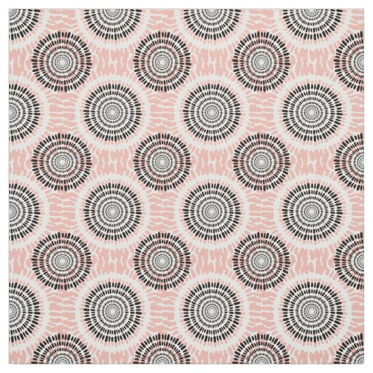 Abstrakte Kreise Muster Stoff (Muster)