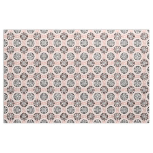 Abstrakte Kreise Muster Stoff (Fat Quarter (45,7 x 55,9 cm))