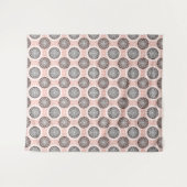 Abstrakte Kreise Muster Tapestern Wandteppich (Vorderseite (Horizontal))