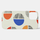 Abstrakte Kreise nahtlos Muster, Hintergrund mit Case-Mate iPhone Hülle (Rückseite (Horizontal))