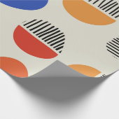 Abstrakte Kreise nahtlos Muster, Hintergrund mit Geschenkpapier (Ecke)