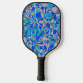 Abstrakte Kreise Pickleball Schläger (Rückseite)