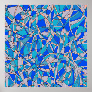 Abstrakte Kreise Poster