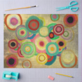 Abstrakte Kreise Seidenpapier (Basteln)