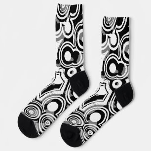 abstrakte Kreise Socken