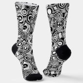 abstrakte Kreise Socken (Gewinkelt)