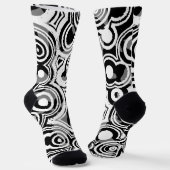 abstrakte Kreise Socken (Gewinkelt)