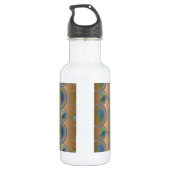 Abstrakte Kreise Trinkflasche (Rückseite)