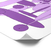 Abstrakte Kreise und Ovale Poster (Ecke)