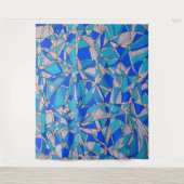 Abstrakte Kreise Wandteppich (Vorderseite)