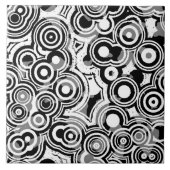 abstrakte Kreisel Keramik Fliese (Vorderseite)