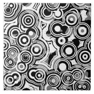 abstrakte Kreisel Keramik Fliese