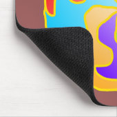Abstrakte Kreisform Mousepad (Ecke)