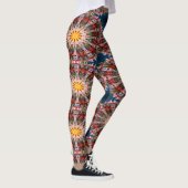 Abstrakte Kreismuster Leggings (Rechts)