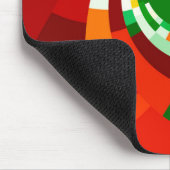 Abstrakte Kreismuster Mousepad (Ecke)