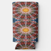 Abstrakte Kreismuster Selters Dosenkühler (Rückseite)