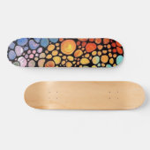 abstrakte Kreisplattform Skateboard (Horizontal)