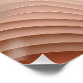 Abstrakte Krümmungen und Wellen - Minimalistische  Poster (Ecke)