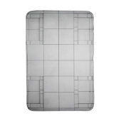 Abstrakte Kuben Badematte (Vorderseite Vertikal)