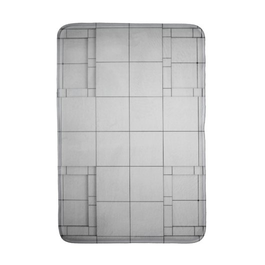 Abstrakte Kuben Badematte (Vorderseite Vertikal)