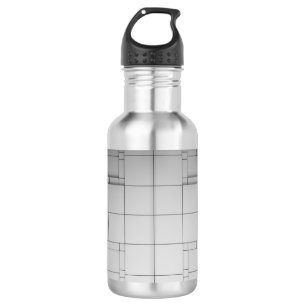Abstrakte Kuben Edelstahlflasche