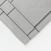 Abstrakte Kuben Fleecedecke (Ecke)