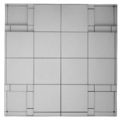 Abstrakte Kuben Fliese (Vorderseite)