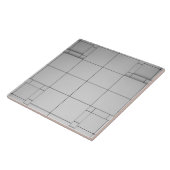 Abstrakte Kuben Fliese (Seite)