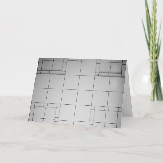 Abstrakte Kuben Karte (Vorderseite)