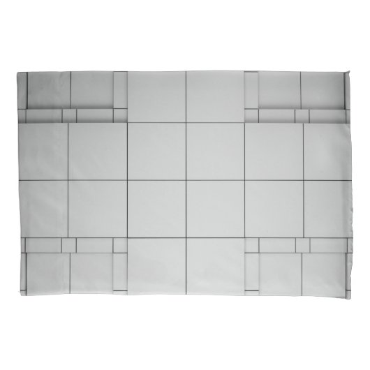 Abstrakte Kuben Kissenbezug (Vorderseite)