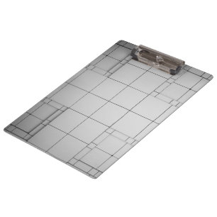 Abstrakte Kuben Klemmbrett