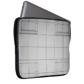 Abstrakte Kuben Laptopschutzhülle (Vorne Rechts)
