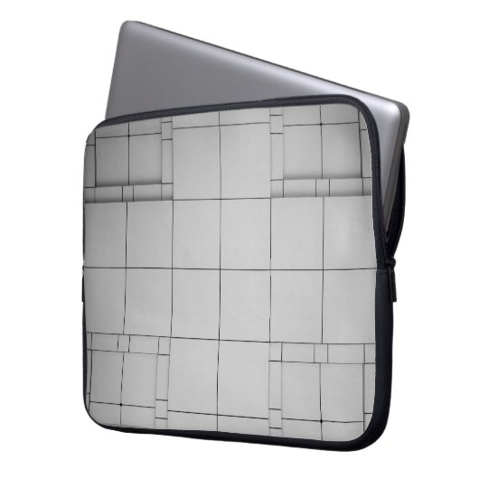 Abstrakte Kuben Laptopschutzhülle (Vorderseite Links)