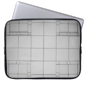Abstrakte Kuben Laptopschutzhülle (Vorderseite)