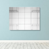 Abstrakte Kuben Leinwanddruck (Insitu (Holzboden))