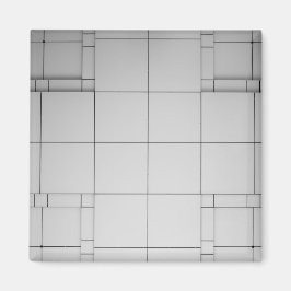 Abstrakte Kuben Magnet