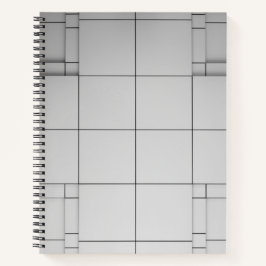 Abstrakte Kuben Notizblock