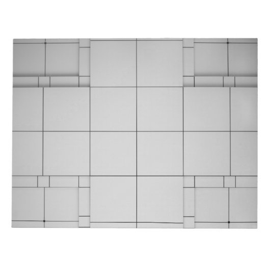 Abstrakte Kuben Notizblock (Vorderseite)